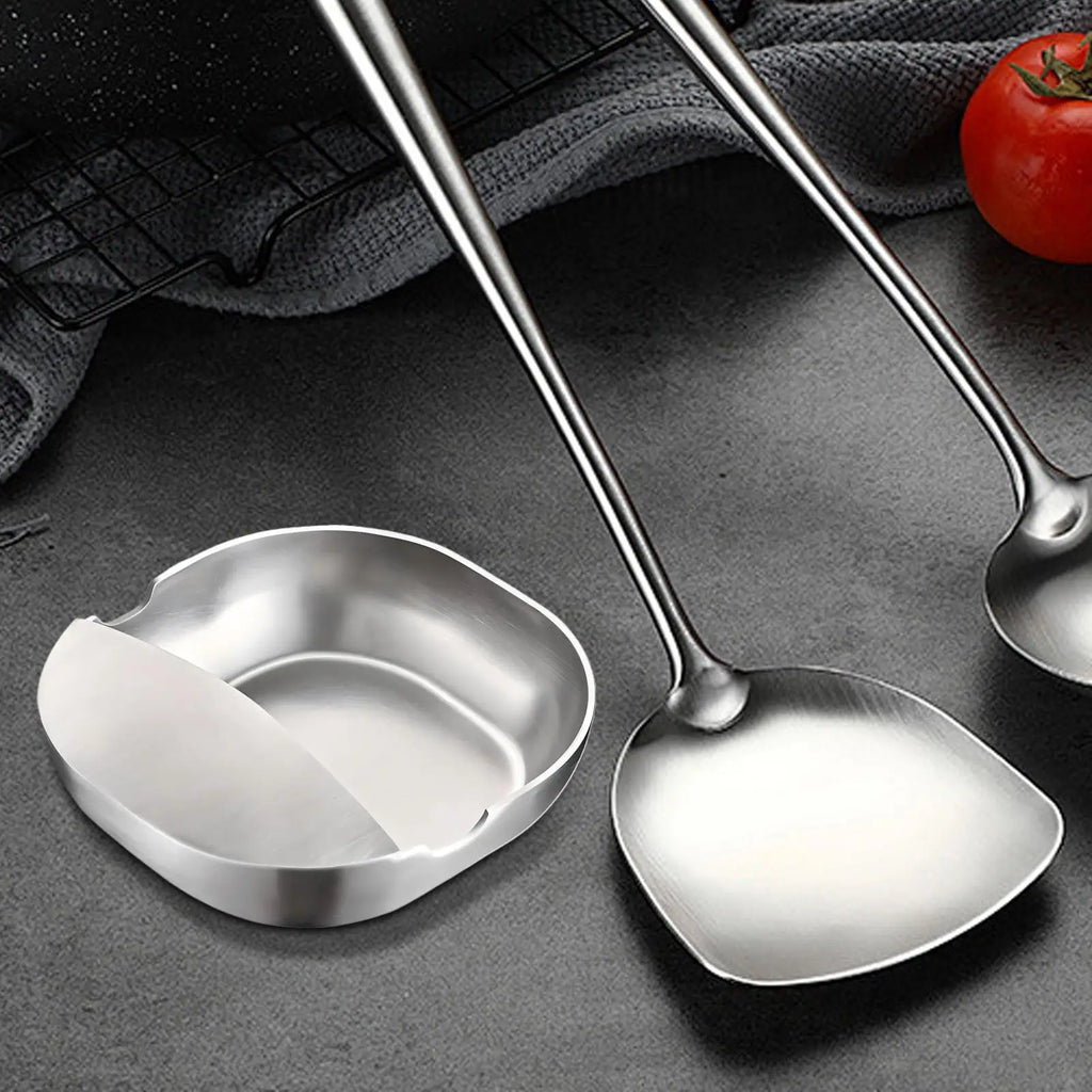 Stove Spoon Holder Self-Standing Utensils Stand Cooking Spatula Holder for Spoon Spatula Kitchen Counter Stove Cooking Home Qme