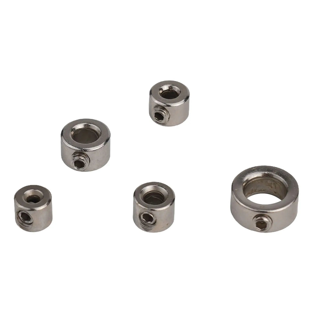 1set Drill Stoper Collar 3-16mm Depth Stop Collars For Ring Positioner With Wrench Drill Bit Locator Woodwork Tools Qme