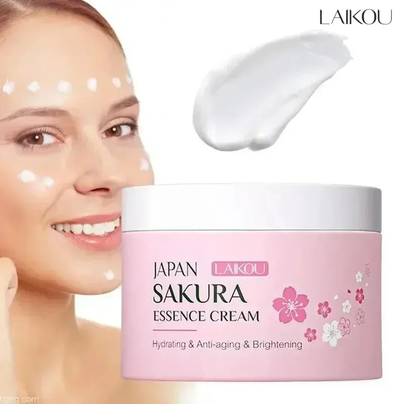 LAIKOU Japan Sakura Face Cream Smoothing Moisturizer Whitening Qme Default Title