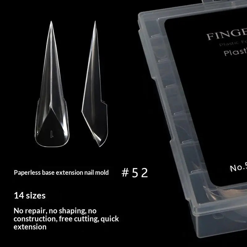 Box Mechanical Dragon Claw Nail Forms Poly Extension Gel Molds Qme