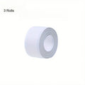 Anti-Mold Waterproof Seal Strip Self-Adhesive Kitchen Sink Bathroom Edge Oilproof Gap Filler Strip for Toilet Bathtub CornerWall Qme 3 Rolls