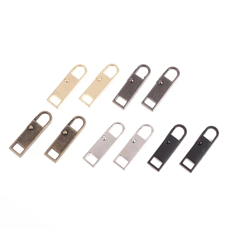 Zipper Slider Puller Replacement Removable Head Luggage Schoolbag Qme
