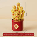 Simulated Candied Hawthorn Shape Sealing Clip Magnetic Refrigerator Qme Red