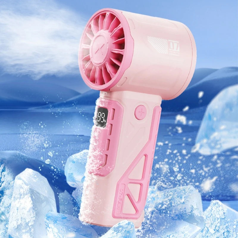Collapsible USB Charging Turbo Fan Ultra Strong Wind Silent Operation Qme