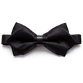 Men Ties Solid Fashion Butterfly Party Wedding Black Red Bow Tie Boys Qme black China Mainland