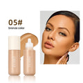 QIBEST Face Base Foundation Cream Primer Hydrating Waterproof Liquid Concealer Full Coverage Lasting Invisible Pore Face Makeup Qme 05