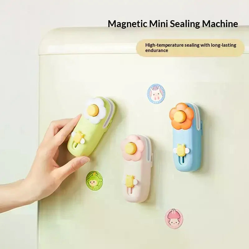 Handheld Mini Heat Sealer For Food Bags Portable Plastic Bag Sealing Machine Snack Saver Airtight Storage Tool Kitchen Gadget Qme