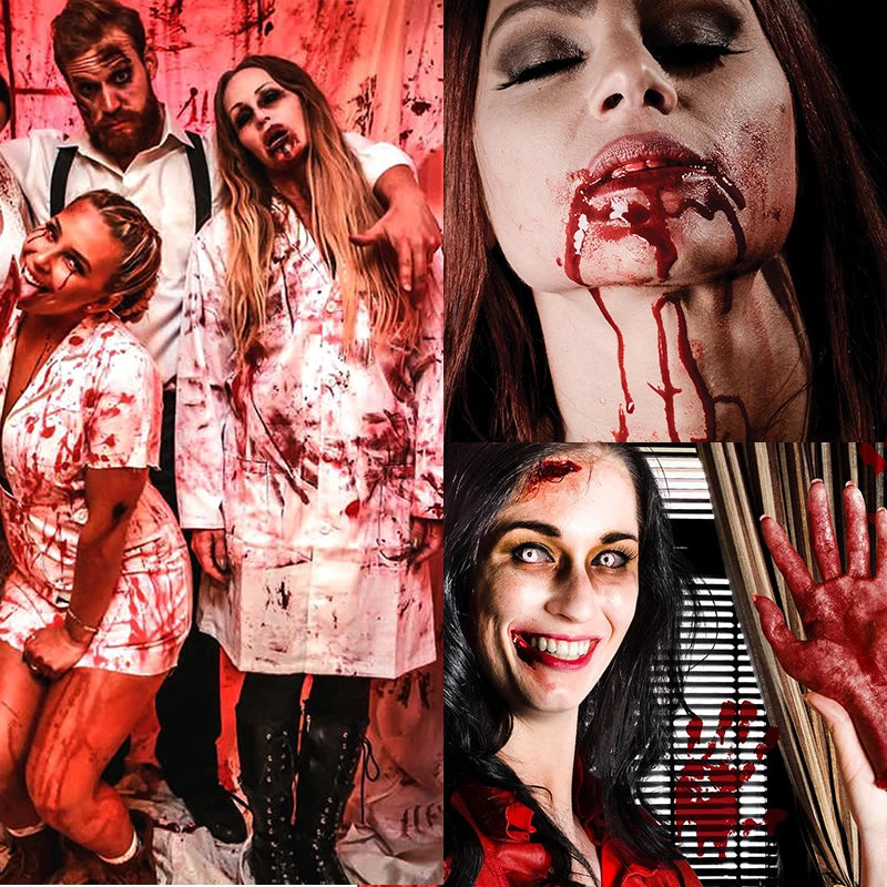 VERONNI Fake Blood Makeup Realistic SFX Halloween Cosplay Zombie Qme