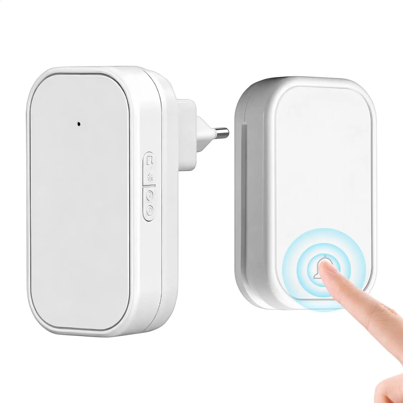 Electronic Door Bell Wireless Cordless Waterproof Adjustable Volume Qme