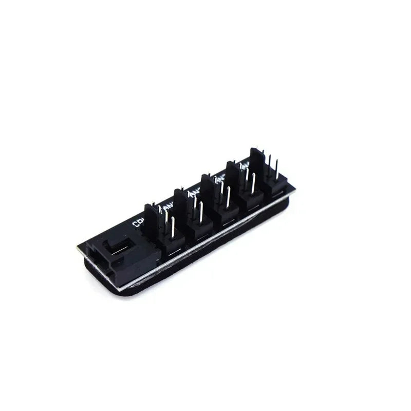 1 To 8 Ports 4 Pin PWM Fan Hub Splitter, PWM Regulator 12V CPU Cooler / Case / Chasis Cooling Fan Power Cable Adapter Qme
