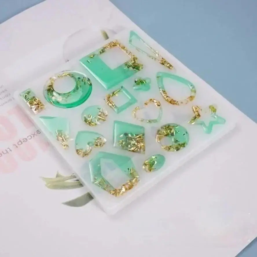 DIY Charms Earring Silicone Creative Jewelry Making Casting Tools Earring Craft Making AccessoriesEarring Molds Resin Qme