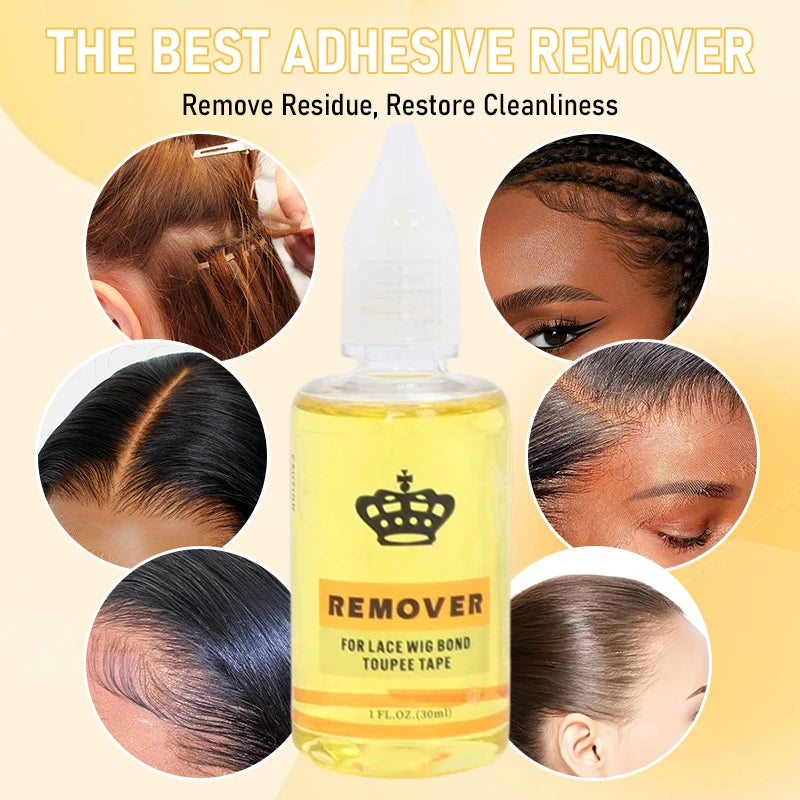 Fast-acting Hair Extension Remover Wig Glue Removes Tape Double-sided Qme