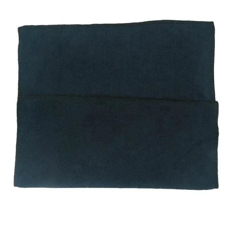 Ultrafine Fiber Black Cloths Household Rag Car Clean Polyester Cotton Quick Drying Duster Kitchen Towel Dish Cloth Scouring Pad Qme