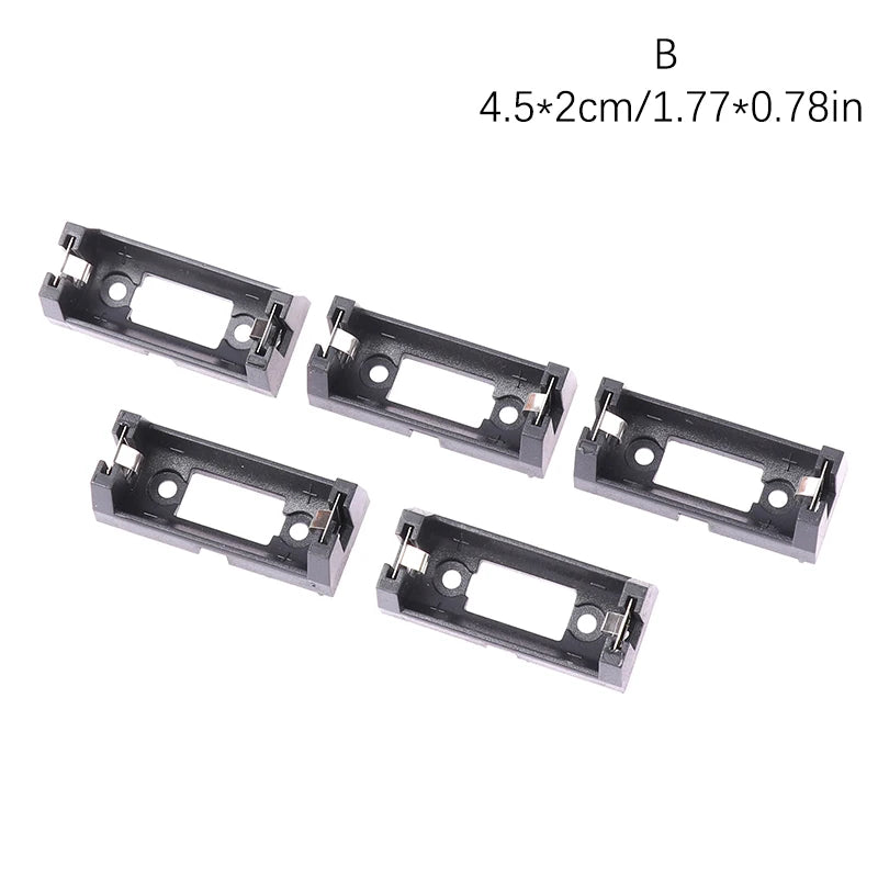Plug-in CR123A Battery Holder 16340 Box LIR123A Storage Cover PCB DIY Qme B