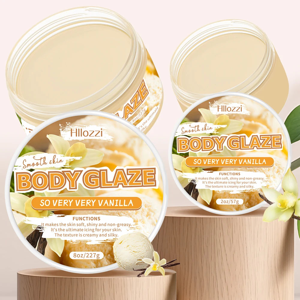 Vanilla Body Glaze Nourishing Moisturizing Skin Care Butter Qme