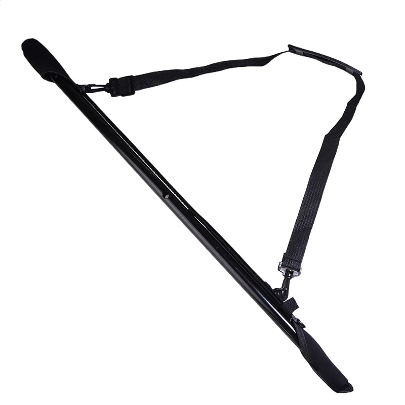 Fishing Rod Storage Bag Elastic Tip Cover Adjustable Shoulder Belt Qme