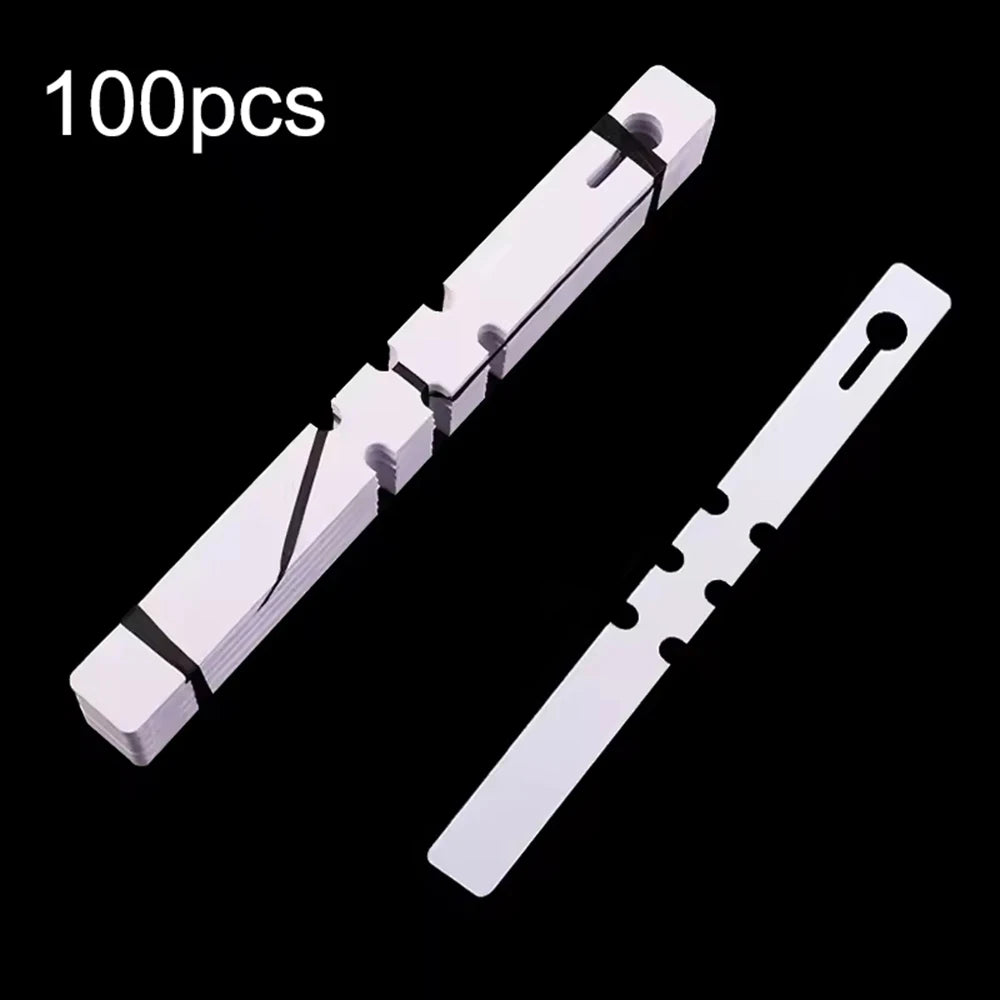 Garden100PCS Pvc Waterproof Ring For Flower Plant Labels, Seedlings, Orchids, Garden Floral Markers, Plastic Signboards Qme 100pcs white 100pcs