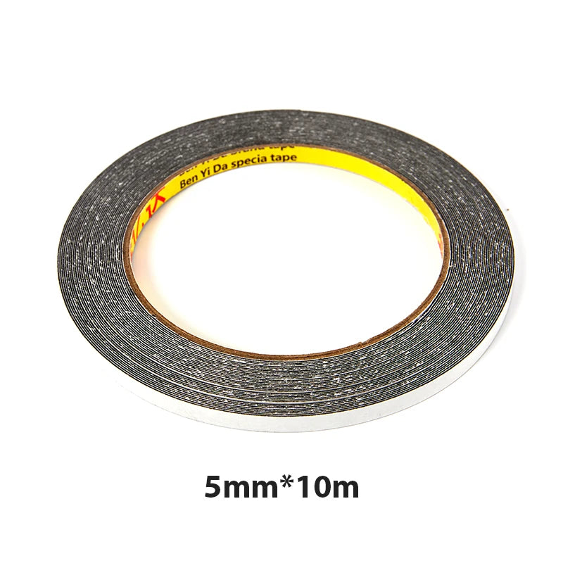 10m Sticker Double Side Adhesive Tape Fix Cellphone Screen LCD Repair Qme C