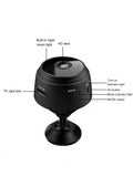 High-definition 1080P Home Night Vision Remote Monitoring Camera Qme black