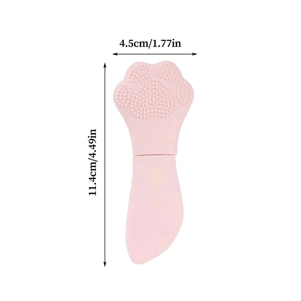 Silicone Cat Paw Acne Blackhead Remover Brush Facial Cleansing Face Qme Pinkk China Mainland