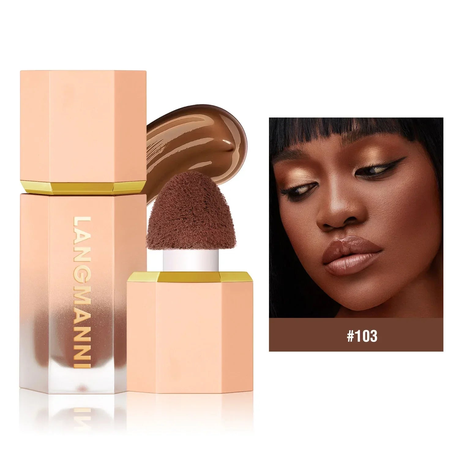 Liquid Contour Stick Natural Matte Highlighters Nose Shadow Cream Qme L2325-103