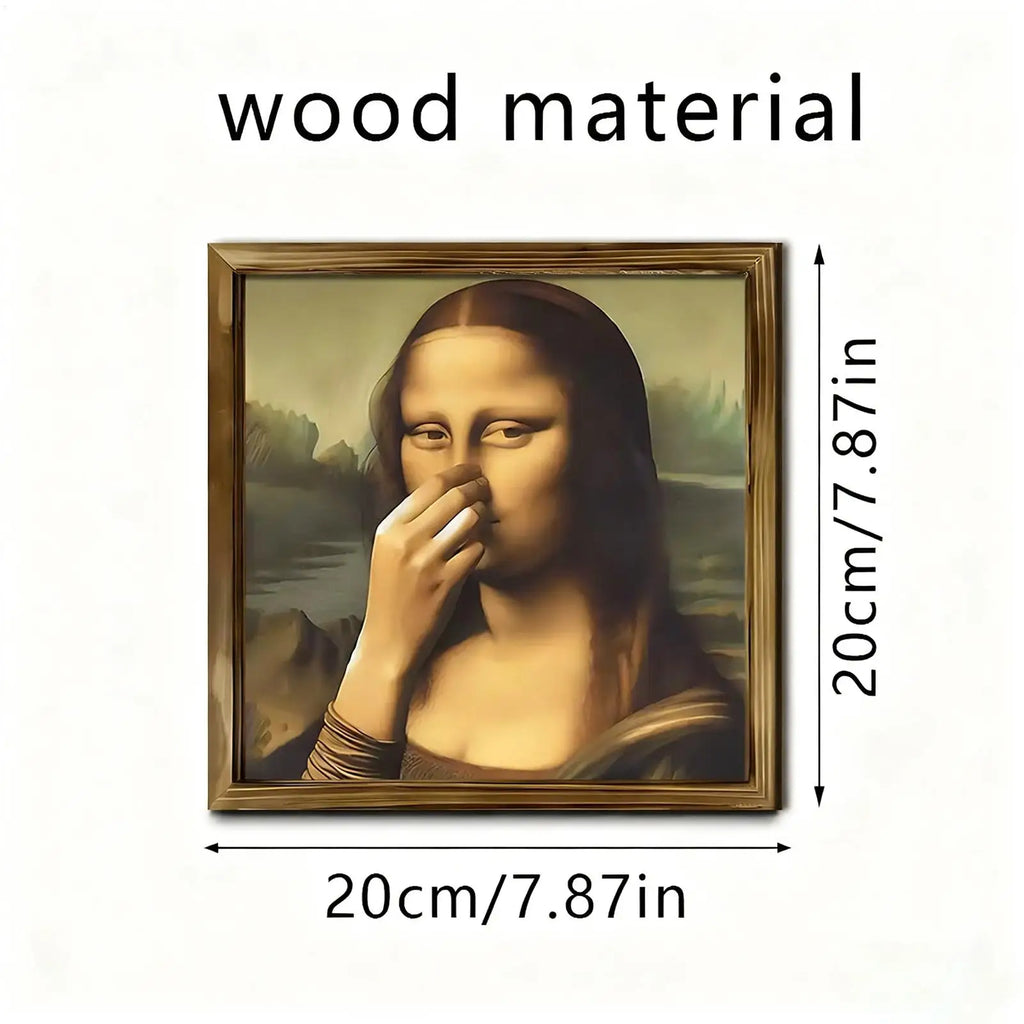 Bathroom Framed Wall Art Indoor Wooden Poster Framed Bathroom Art Picture for Hotel Apartment Bedroom Dormitory Entryway Hallway Qme