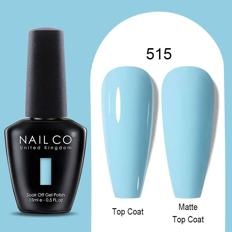 NAILCO Nude Nails Gel Nail Polish UV LED Semi-permant Varnish Hybrid