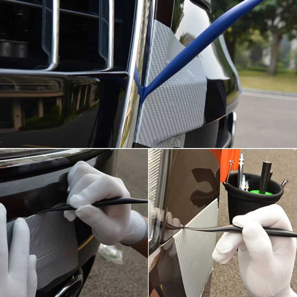 Car Micro Squeegee Curves Slot Tint Tool Set Car Stickers Wrap Vinyl Tools Auto Wrapping Film Installing Scraper Gasket Squeegee Qme