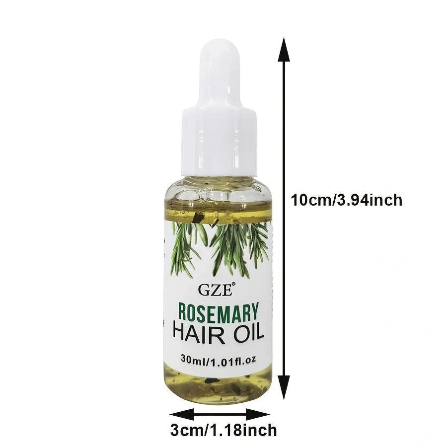 GZE Rosemary Oil For Hair Rosemary Scalp Hair Oil, All Type & Texture | Straight, Waves & Chemically Hairs Strengthens Qme