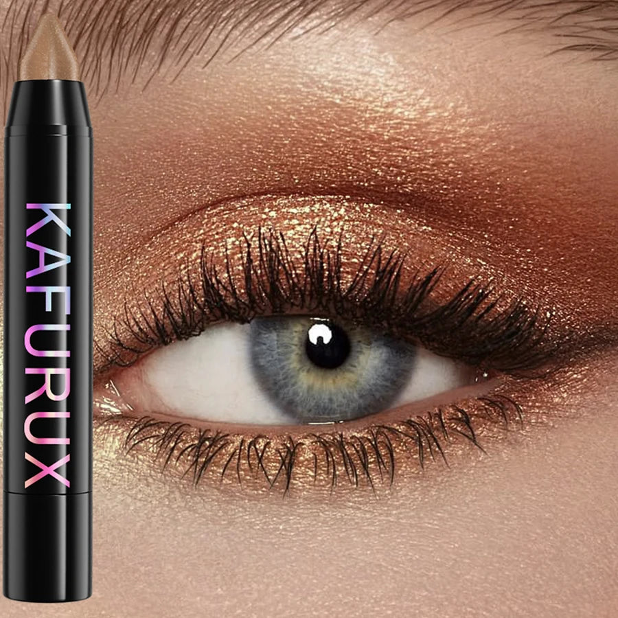 24 Colors Pearlescent Glitter Eyeshadow Eyeliner Pencil Waterproof Qme 07