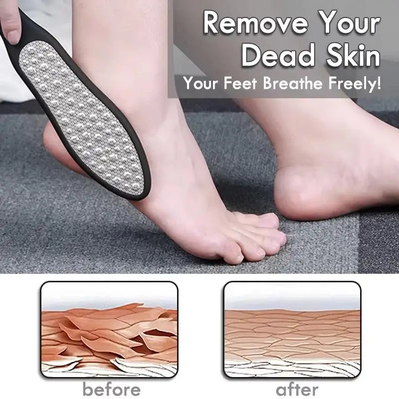 Foot File Pedicure Tool Easy Use Dual Coarse Fine Grinding Surfaces Qme