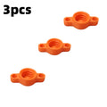 3-Piece glass glue sealing cover, durable plastic material, precise design, compact and portable, suitable for standard diameter Qme 3PCS