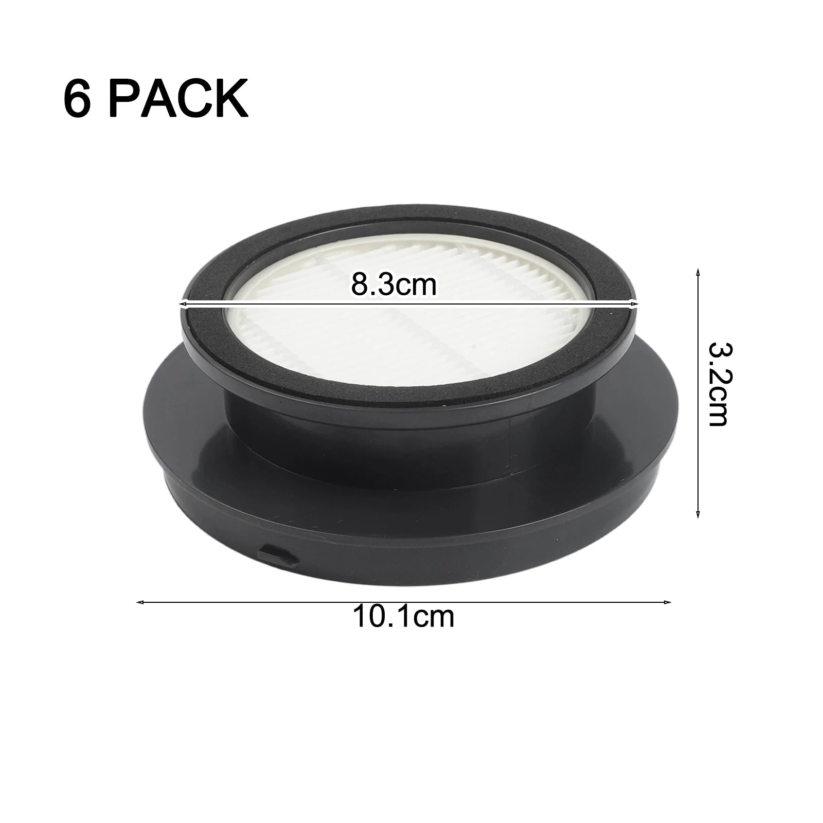 2/4/6pcs Reusable HEPA Filter For Laresar For V7 Handheld Vacuum Cleaner Household Cleaning Accessories Spare Parts Qme