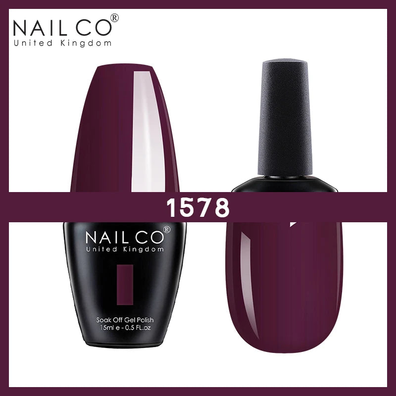 NAILCO Nude Nails Gel Nail Polish UV LED Semi-permant Varnish Hybrid