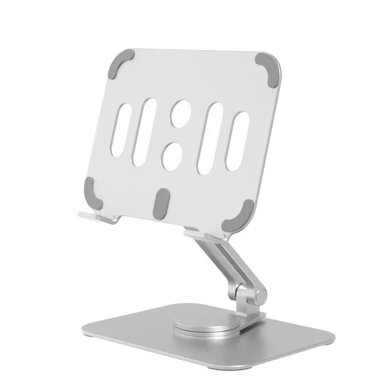 Aluminum Alloy Rotating Tablet Stand, Desktop Pad Lifting, Portable Folding Phone Stand, Tablet Computer Stand Wholesale Qme