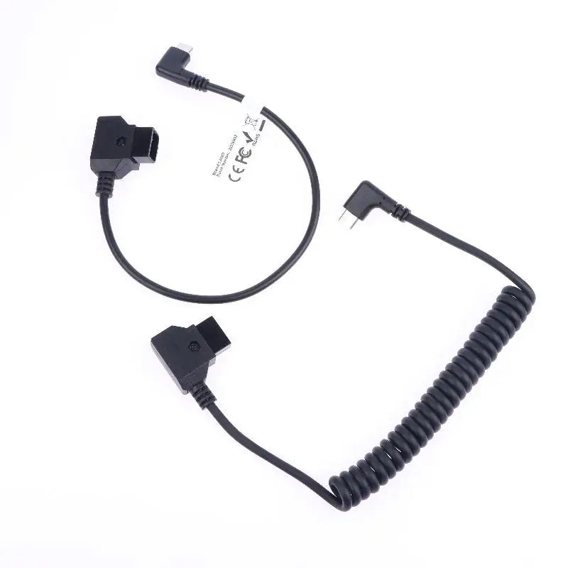 D Tap Input C Output Power Cord Capacity Charging Wire Camera Battery Qme