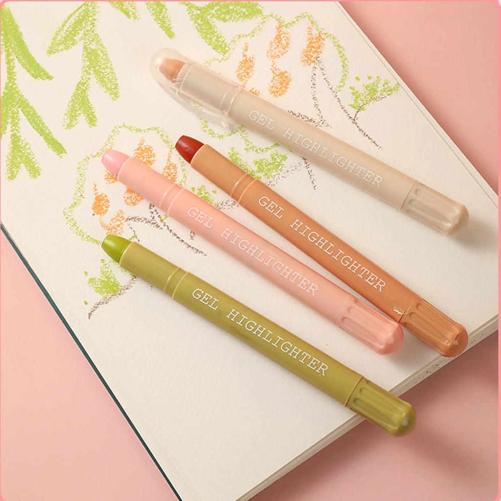 8pcs Bible Highlighters, Morandi Colors,Non Bleeding Bible Safe Highlighters, Gel Pen Kawaii Graffiti Pen Qme