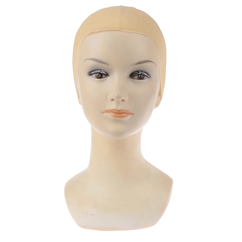 Latex Bald Head Skin Cap Unisex Prosthetic Wig Cosplay Party Hair Qme Large