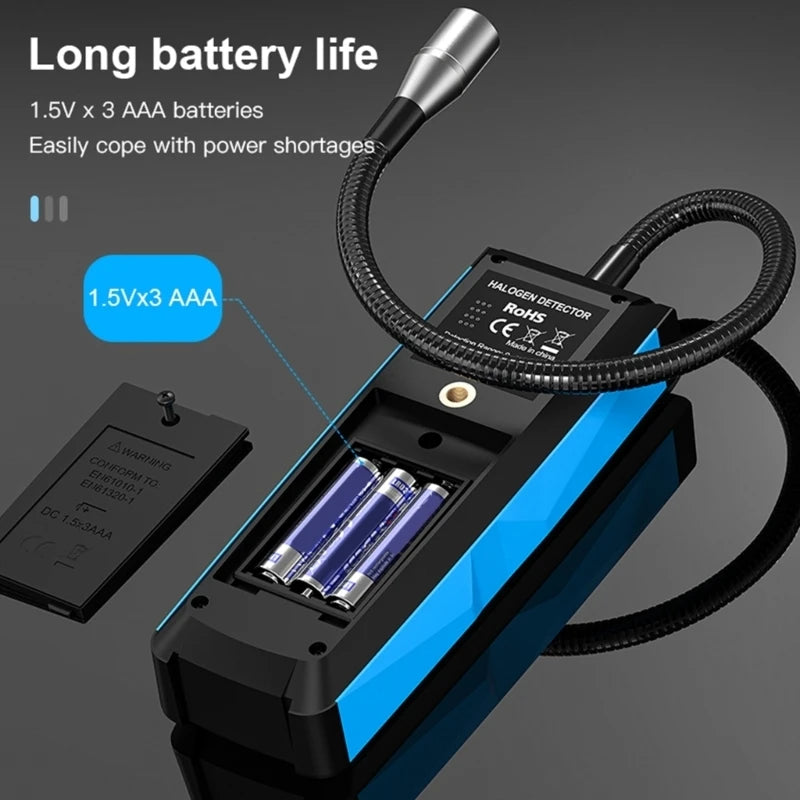 Lightweight HVAC System Leakage Tester Gas Analyser Quick Fault Qme CN