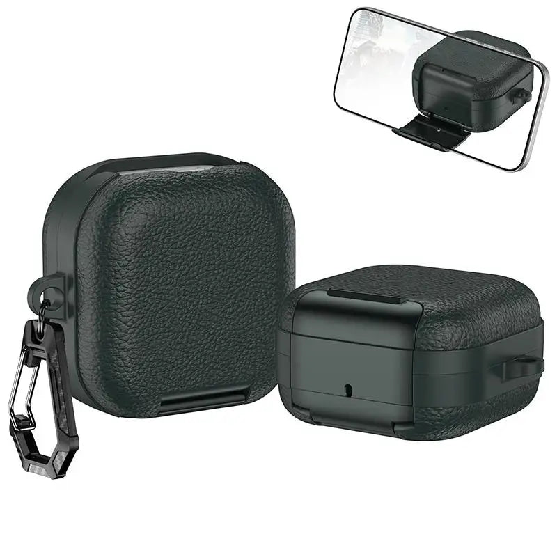 Lychee Pattern Case GalaxyBuds4 4pro Headphones Full Body Protection Qme A4