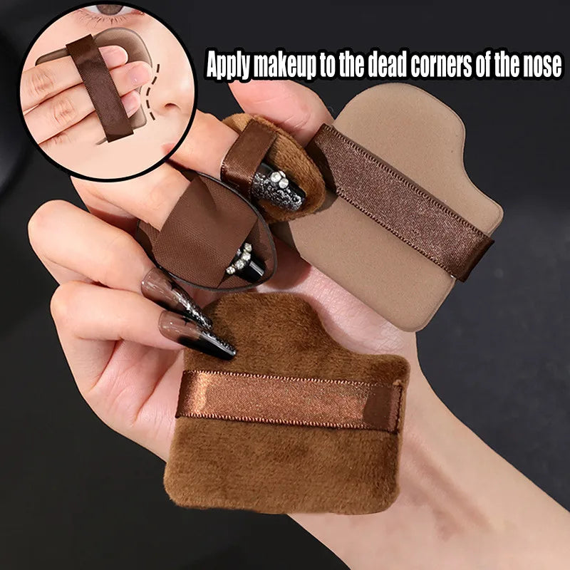 6-Piece Wet Dry Powder Puff Dual-purpose Beauty Tools Mini Thumb Does Qme