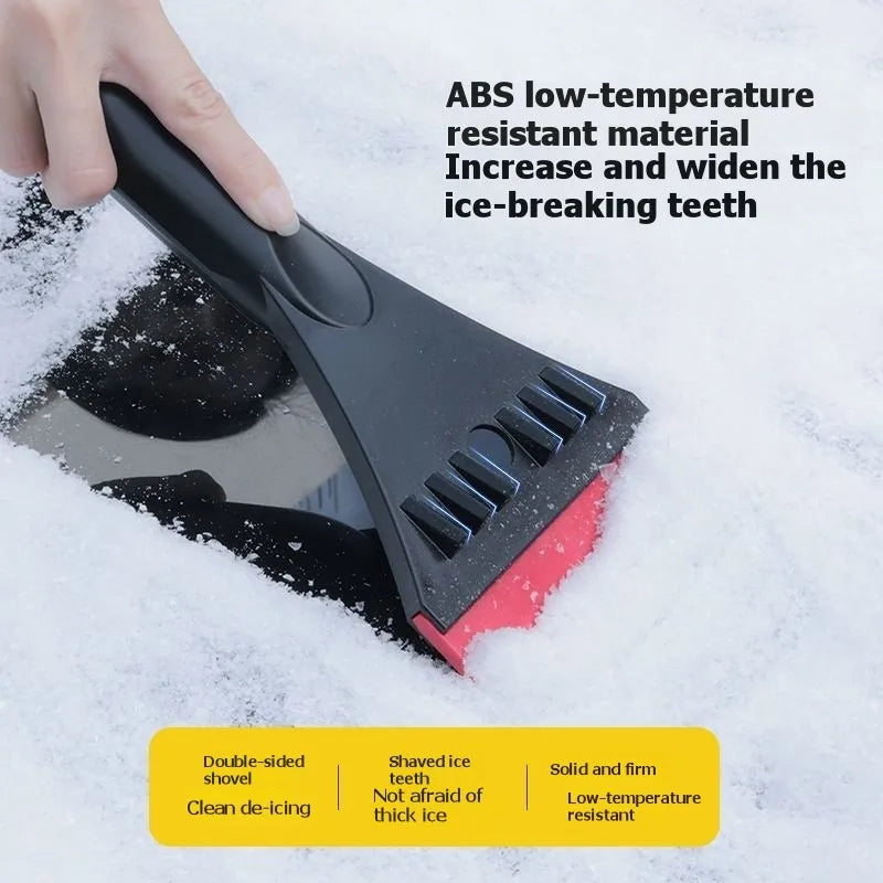A02F-Multi-Function For Car Snow Shovel-Durable Plastic, For Lightweight Design(2Pcs) Qme