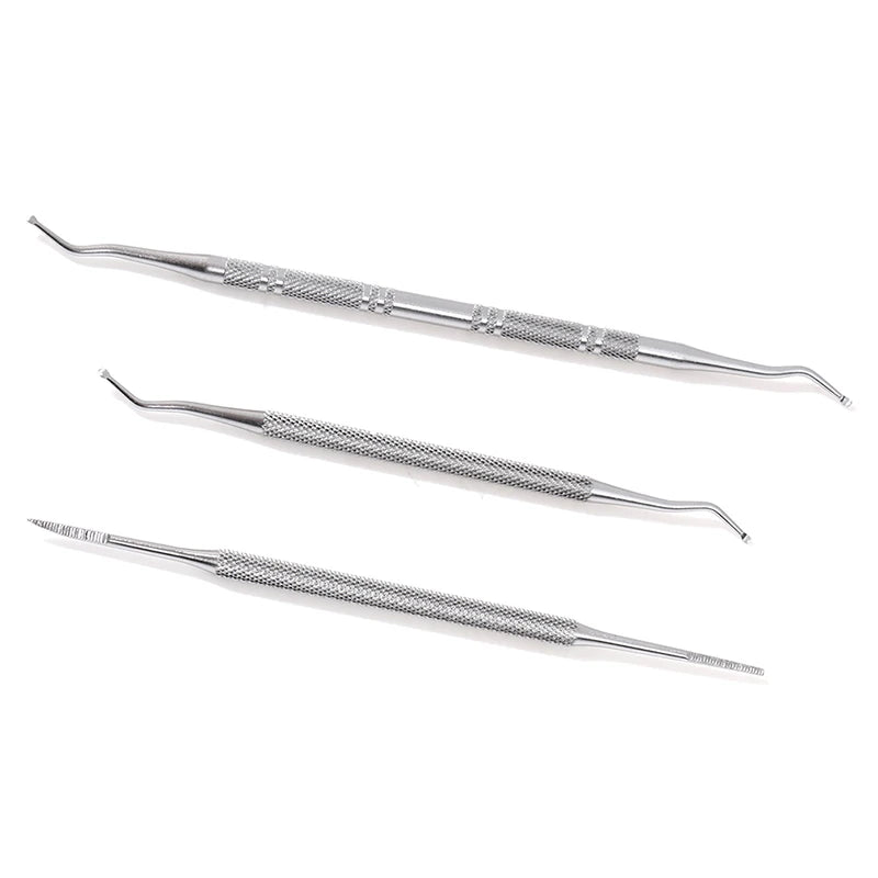 Double-ended Toe Nail Care Tool Ingrown Toenail Hook Lifter Filing Qme