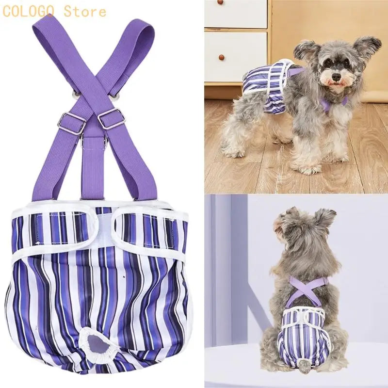 Pet Dog Suspenders Female Diaper Puppies Adjustable Harnesses Belly Qme