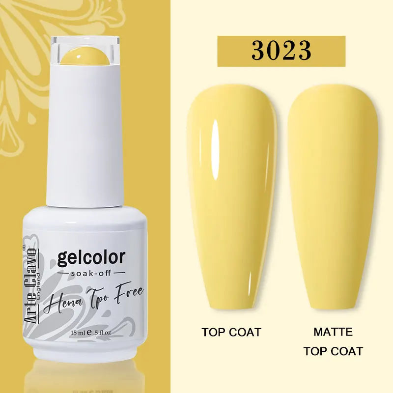 Arte Clavo Jelly Transparent Gel Nail Polish Summer Nude Pink Semi