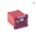 Square Fuse 20A 25A 30A 40A 50A PEC Automotive Car Tube Waterproof Qme 50A