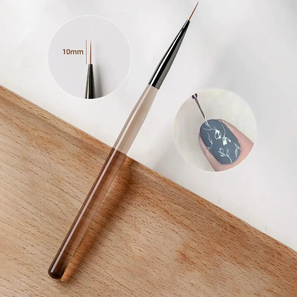 1 Fine Detail Paint Brush Acrylic UV Gel Drawing Dotting Manicure Qme 02