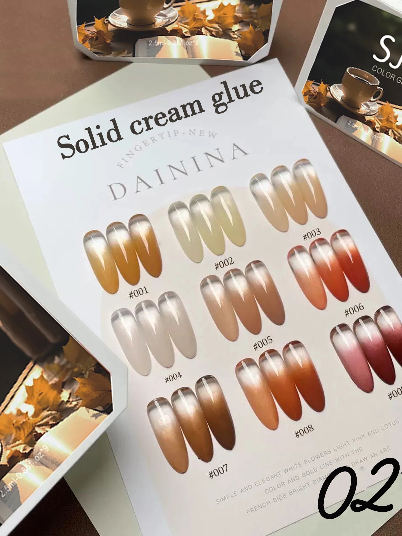 5 9 Colors Solid Nail Polish Palette Peelable UV LED Lacquer Salon Qme 02
