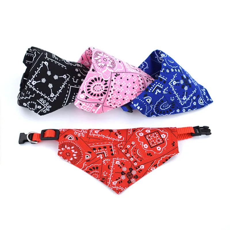 B Adjustable Triangular Bandage For Pet Dog Cat Washable Scarf Bandana Collar Bibs Cat Neck Decor Birthday Party Dress Up Qme