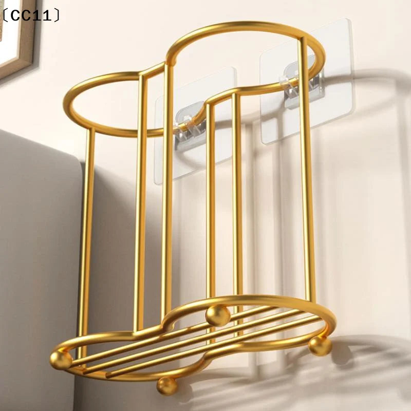 Metal Disposable Cup Storage Holder Rack Shelf Water Tea Cups Qme